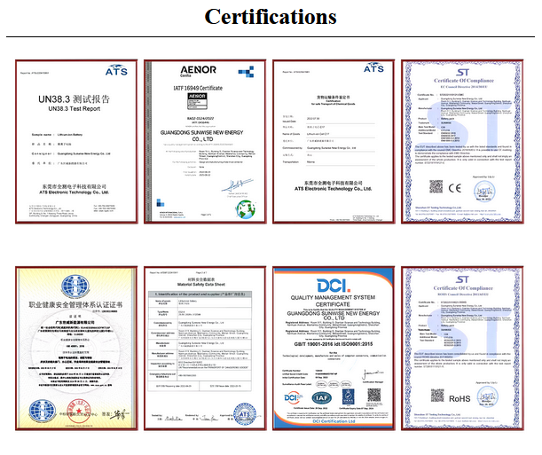 SUNWISE Lithium Battery LiFePO4 Server Rack 48V 51.2V 200AH 10KWH 300AH 15KWH Power Energy