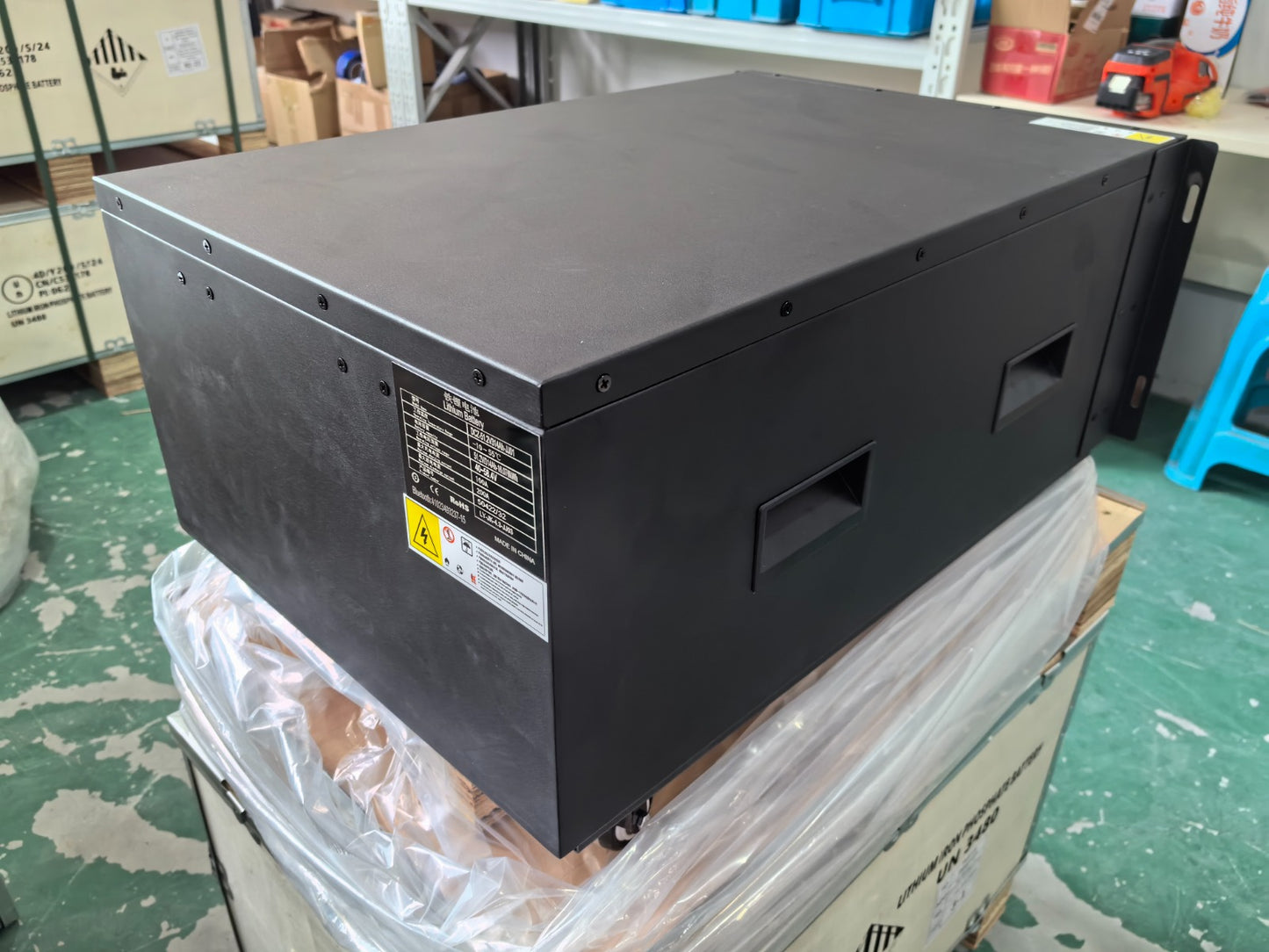 SPower Lithium Battery LiFePO4 Server Rack 48V 51.2V 314AH 16KWH JK or PACE BMS Touch Display