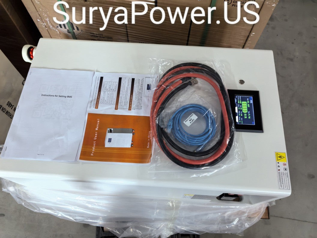 Surya Vertical Standing LiFePO4 Lithium Battery 48V 51.2V 280AH 14KWH Off-grid Solar