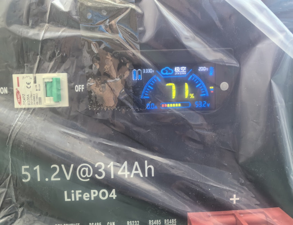 SPower Lithium Battery LiFePO4 Server Rack 48V 51.2V 280AH 14KWH 314AH 16KWH JK BMS Power Energy