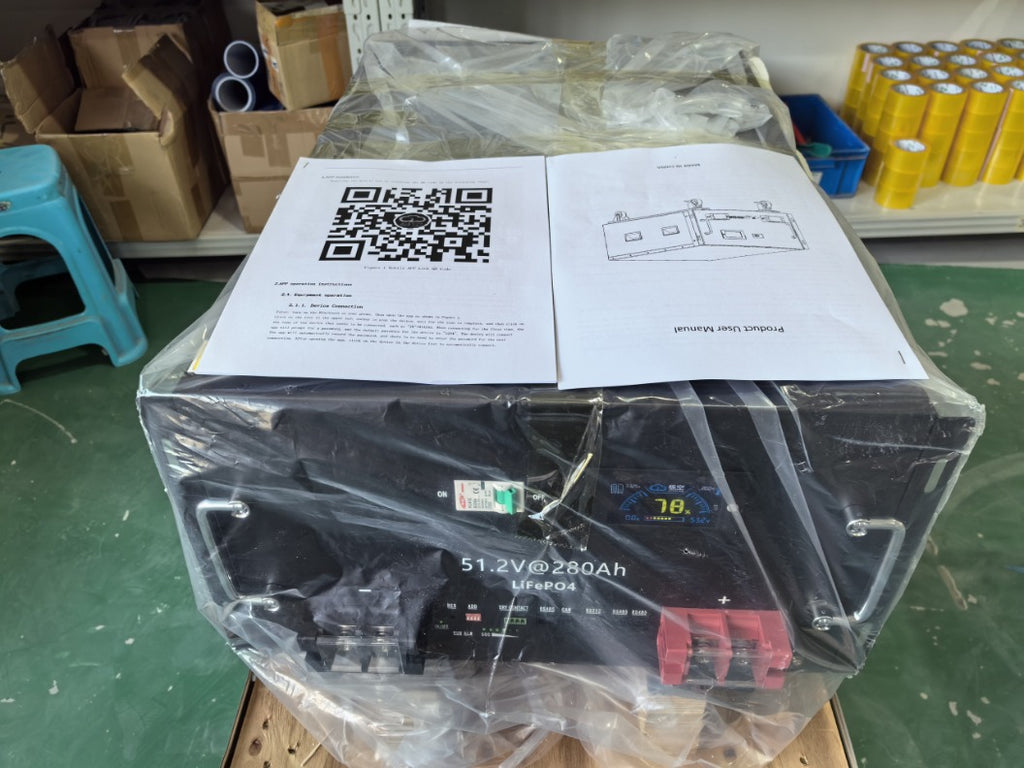 SPower Lithium Battery LiFePO4 Server Rack 48V 51.2V 280AH 14KWH 314AH 16KWH JK BMS Power Energy