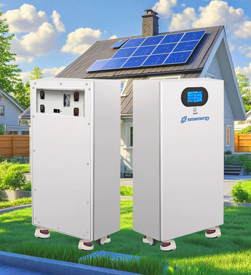 SMSENERGY Lithium Battery LiFePO4 Vertical 48V 51.2V 280AH 14KWH Energy Storage Solar Power Energy