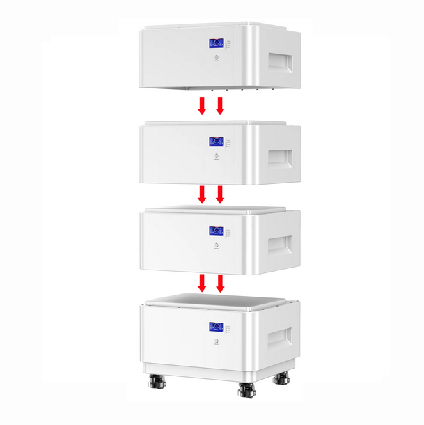 SPower Lithium Battery LiFePO4 Stackable 48V 51.2V 200Ah 10KWH Solar Backup Off-grid Power