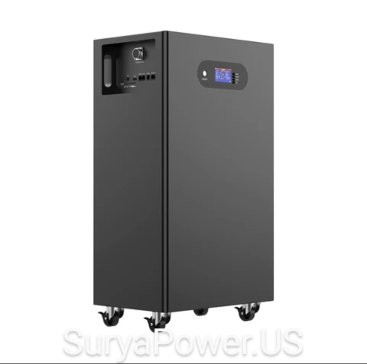 Surya Vertical Standing LiFePO4 Lithium Battery 48V 51.2V 280AH 14KWH Off-grid Solar