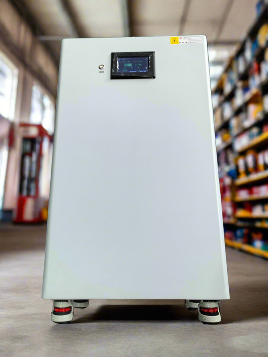 SPower Vertical Standing LiFePO4 Lithium Battery 48V 51.2V 314AH 16KWH JK or PACE BMS Touch Display