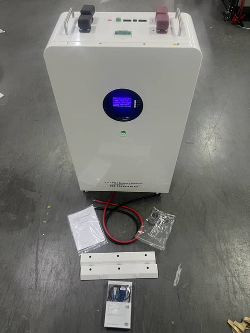 SMSENERGY Lithium Battery Vertical LiFePO4 48V 51.2V 300AH 15KWH Energy Storage Solar